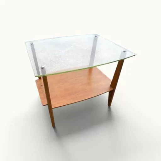 Roger Landault Table basse 1006 Gamme Dakar Gueridon 1955