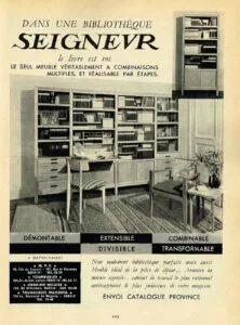 Publicité Mobilier Emile Seigneur