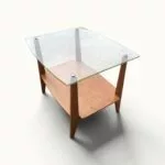 Kunz-Design-Galerie-Roger-Landault-Gamme -Dakar-Gueridon-1006-10 Roger Landault Table basse 1006 Gamme Dakar Gueridon 1955