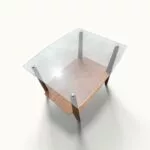 Kunz-Design-Galerie-Roger-Landault-Gamme -Dakar-Gueridon-1006-2 Roger Landault Table basse 1006 Gamme Dakar Gueridon 1955