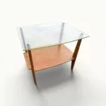 Kunz-Design-Galerie-Roger-Landault-Gamme -Dakar-Gueridon-1006-8 Roger Landault Table basse 1006 Gamme Dakar Gueridon 1955