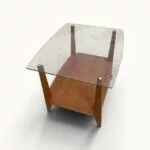 Kunz-Design-Galerie-Roger-Landault-Gamme -Dakar-Gueridon-1006-9 Roger Landault Table basse 1006 Gamme Dakar Gueridon 1955