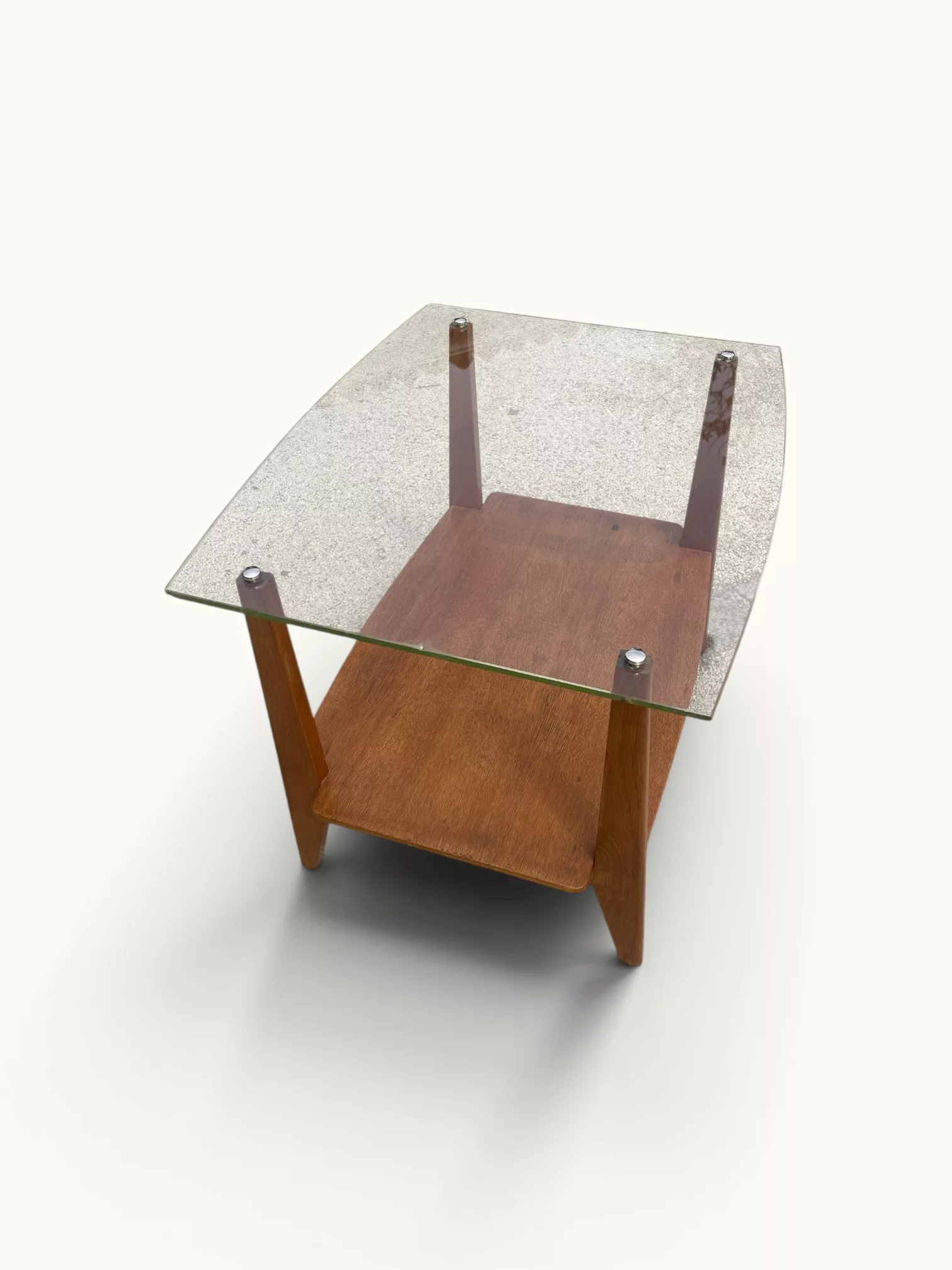 Kunz-Design-Galerie-Roger-Landault-Gamme -Dakar-Gueridon-1006-9 Roger Landault Table basse 1006 Gamme Dakar Gueridon 1955