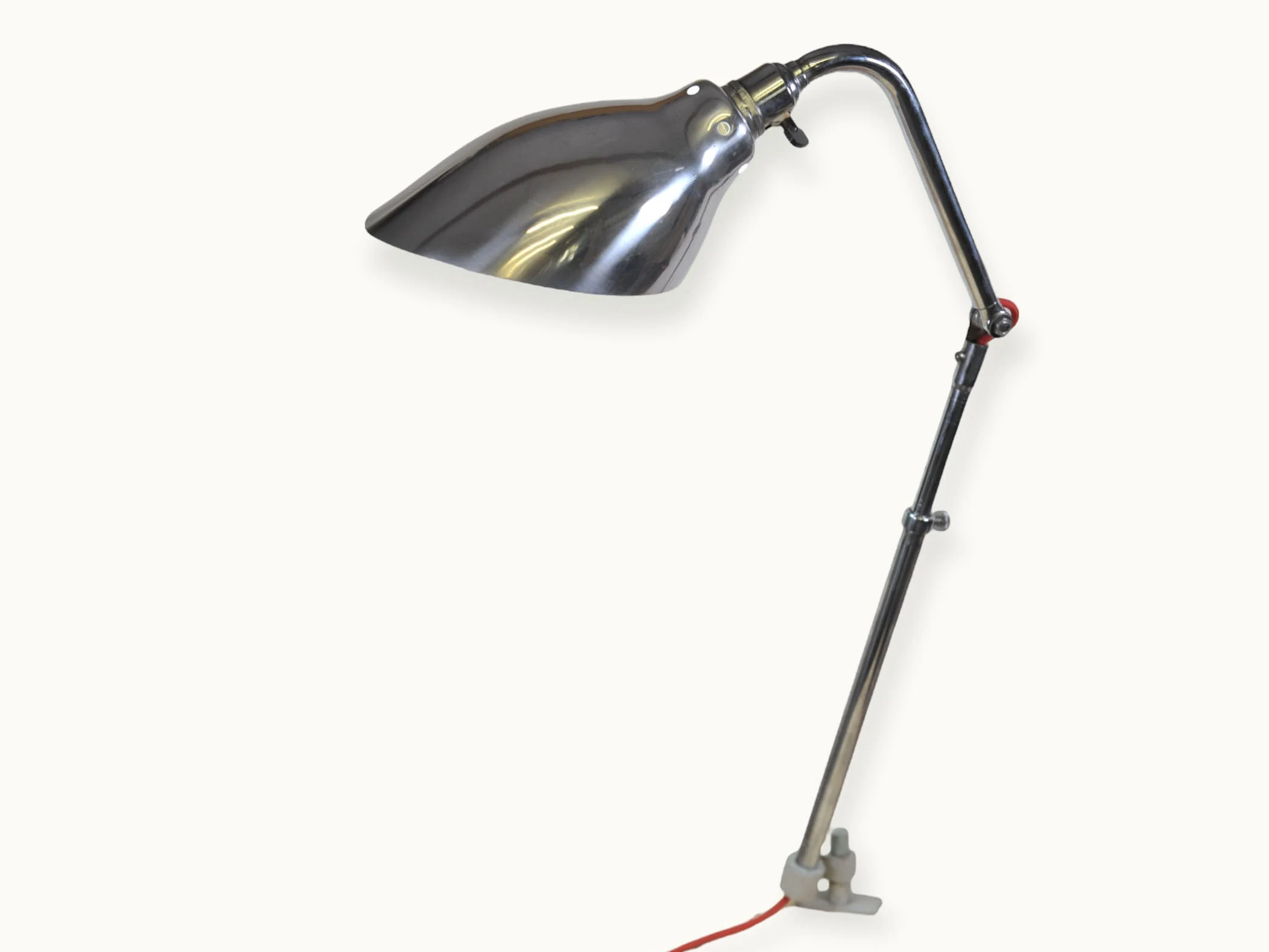 Lampe articulée d'atelier - Ki‑E‑Klair 2 - Circa 1950-12 Lampe Ki‑E‑Klair Alphonse Pinoit — lampe articulée industrielle 1950