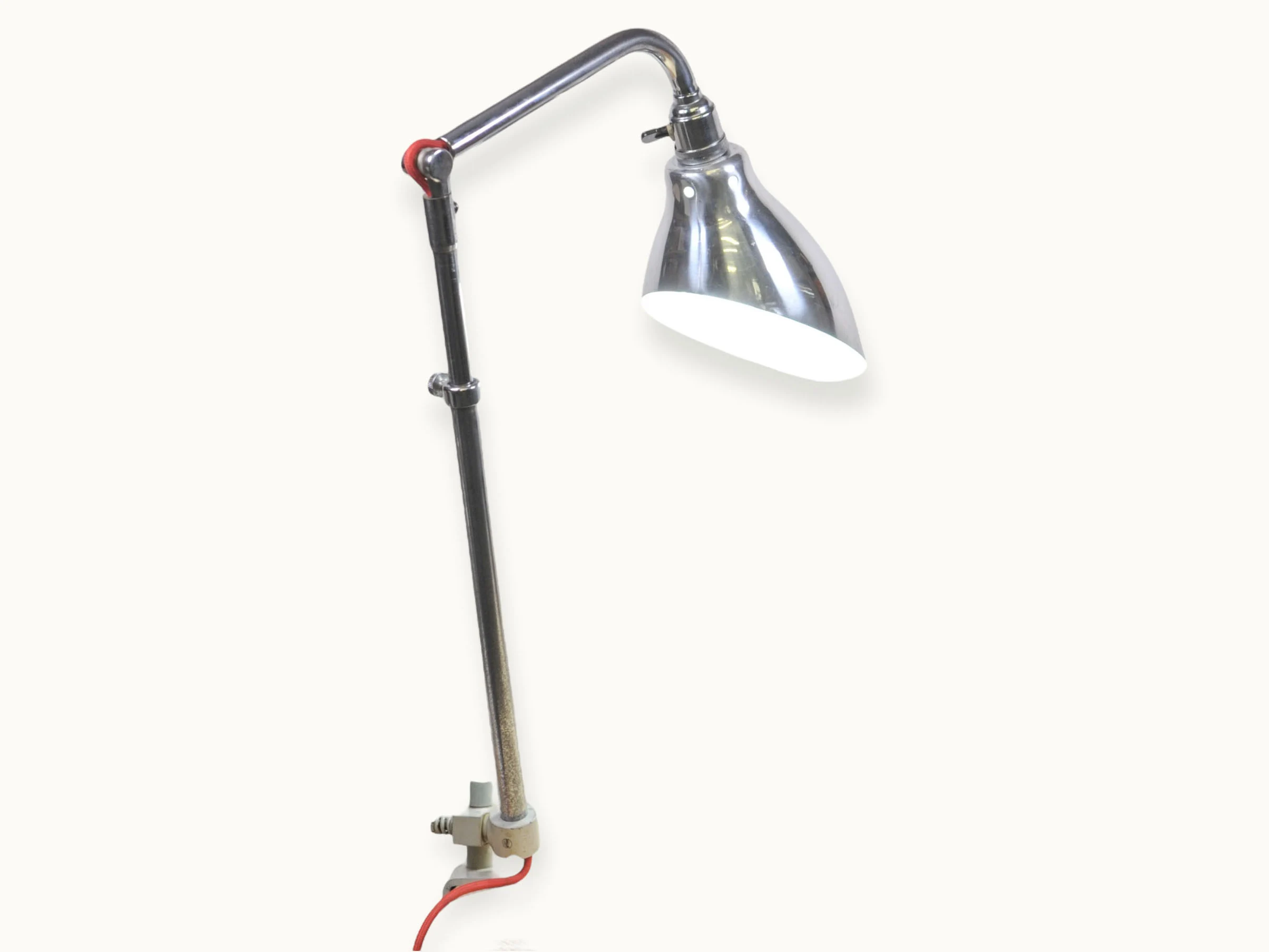 Lampe articulée d'atelier - Ki‑E‑Klair 2 - Circa 1950-4 Lampe Ki‑E‑Klair Alphonse Pinoit — lampe articulée industrielle 1950