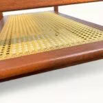 Table basse SNA Roset - Gamme cannage nylon - attribué à Michel Ducaroy - 1958