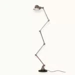 Jielde-Jean-Louis Domecq-Lampadaire-5-branches-sur-commande- restauree-3 Jieldé - Création de lampe Jieldé sur commande, sur base d'assemblages de pièces anciennes rénovées.