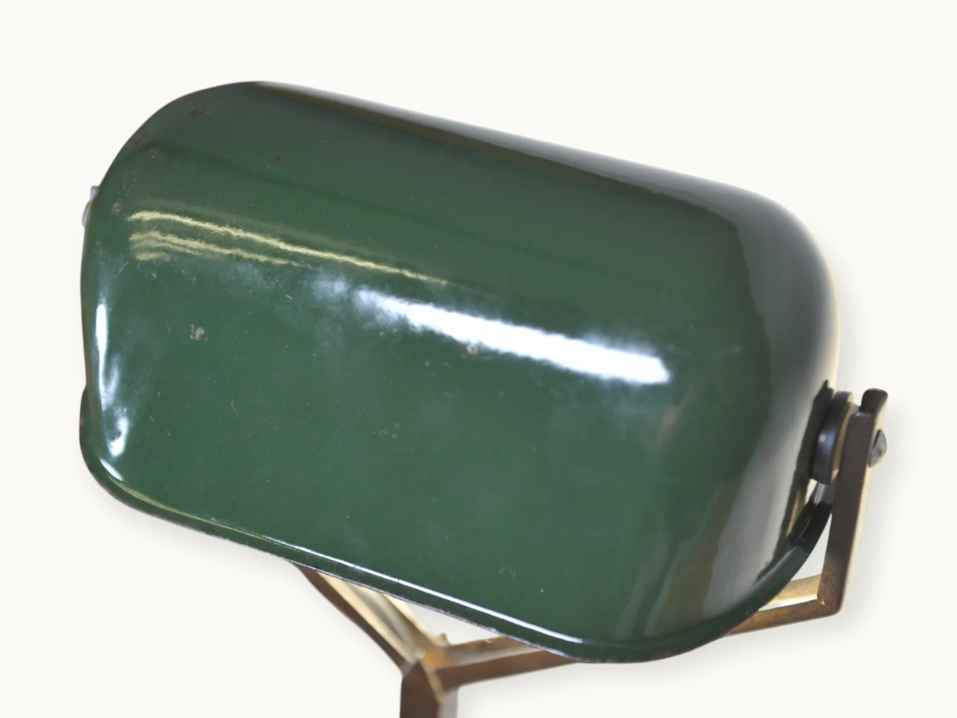 Lampe-atelier-vintage-SAMMODE-Type-EQ-vers-1930-7 Lampe d’atelier SAMMODE — Type EQ, fixation horizontale — réflecteur « baignoire » émaillé (n° 365-4Bis)