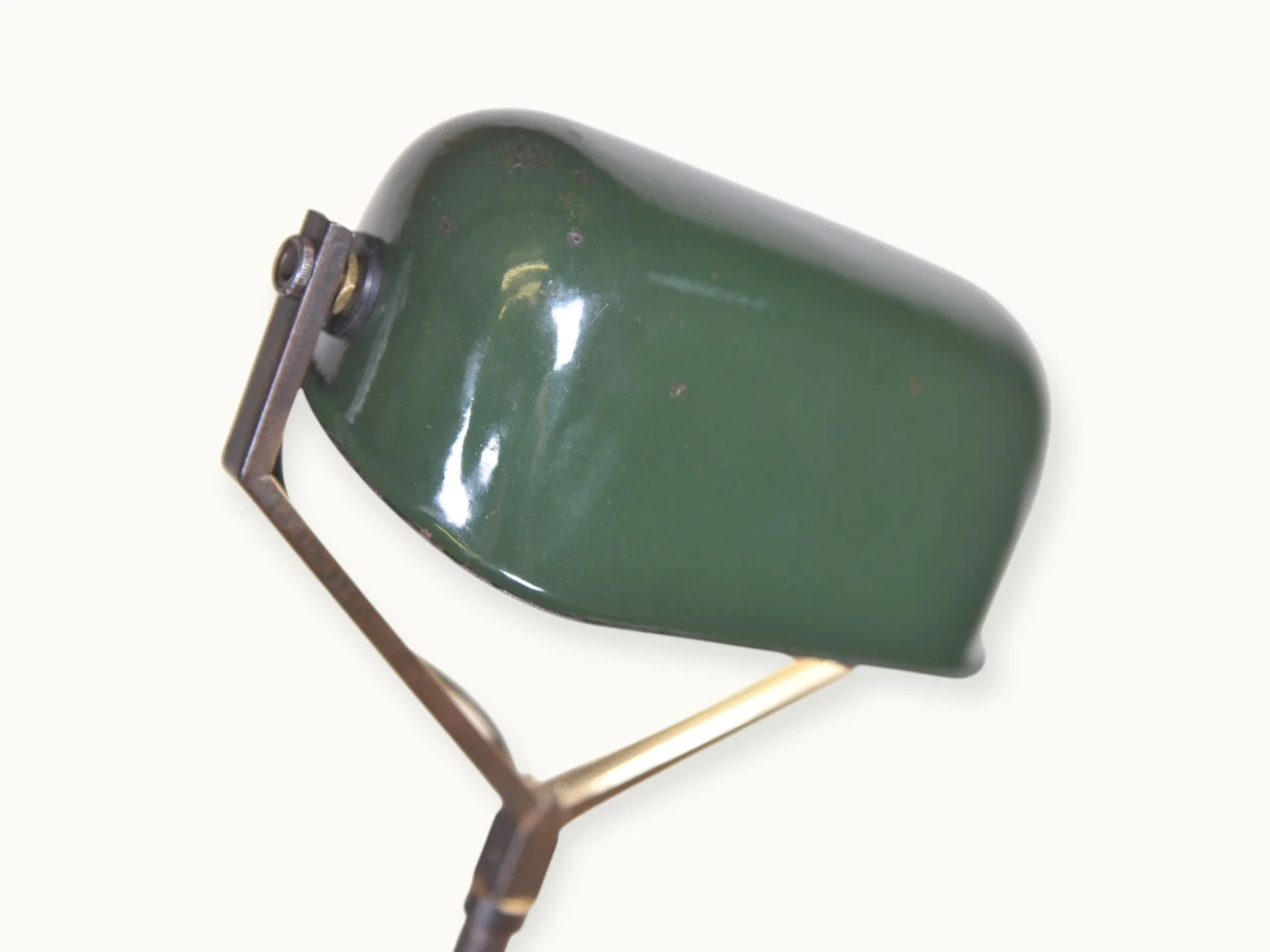 Lampe-atelier-vintage-SAMMODE-Type-EQ-vers-1930-8 Lampe d’atelier SAMMODE — Type EQ, fixation horizontale — réflecteur « baignoire » émaillé (n° 365-4Bis)