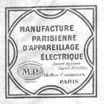 Logo Manufacture Parisienne d'Appareillage Electrique