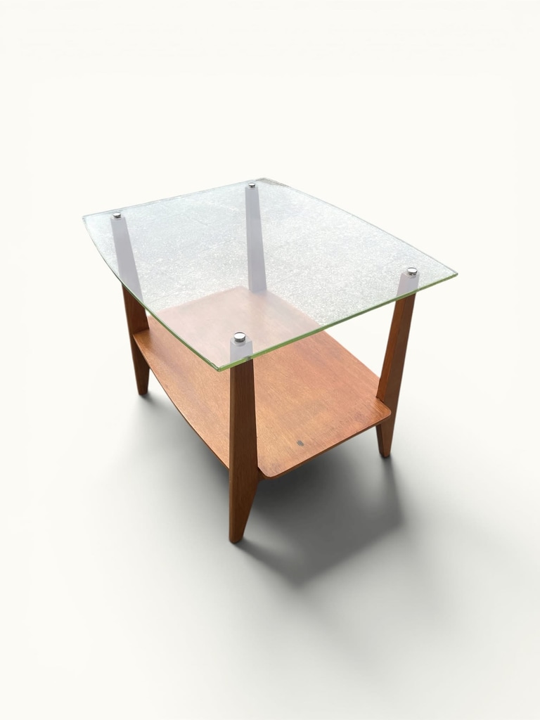 Kunz-Design-Galerie-Roger-Landault-Gamme -Dakar-Gueridon-1006-10 Roger Landault Table basse 1006 Gamme Dakar Gueridon 1955