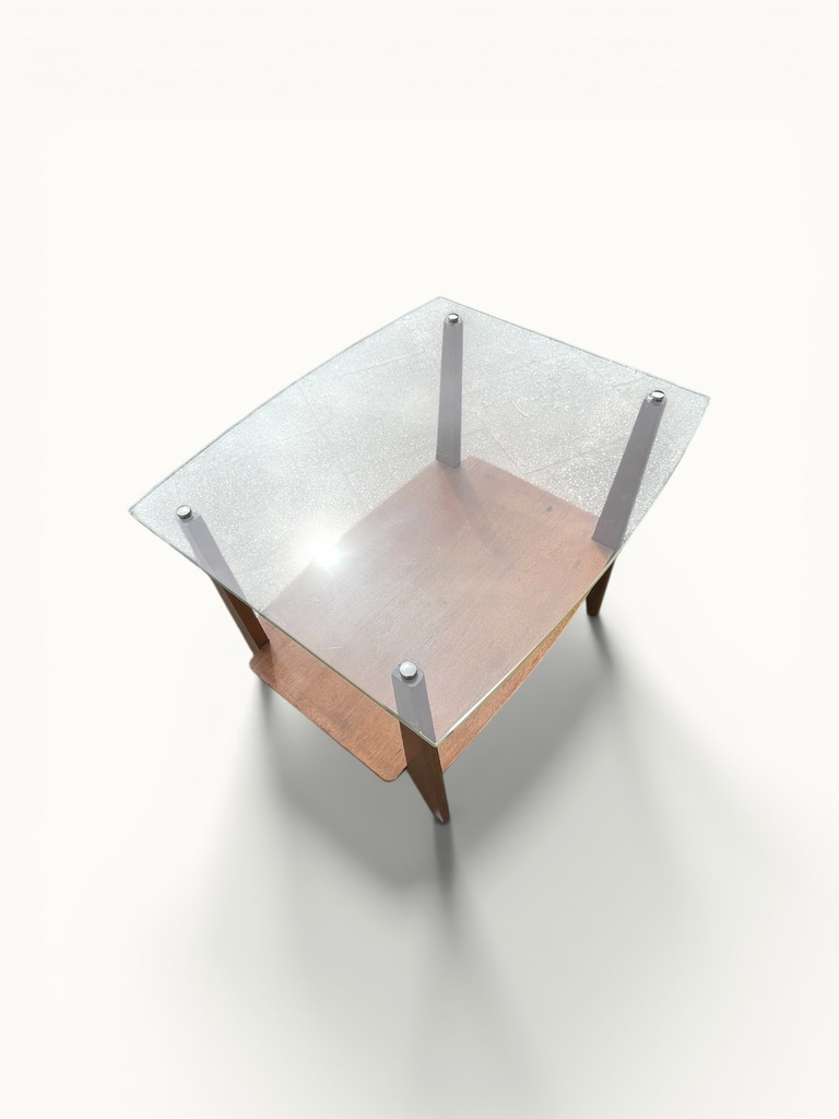 Kunz-Design-Galerie-Roger-Landault-Gamme -Dakar-Gueridon-1006-2 Roger Landault Table basse 1006 Gamme Dakar Gueridon 1955