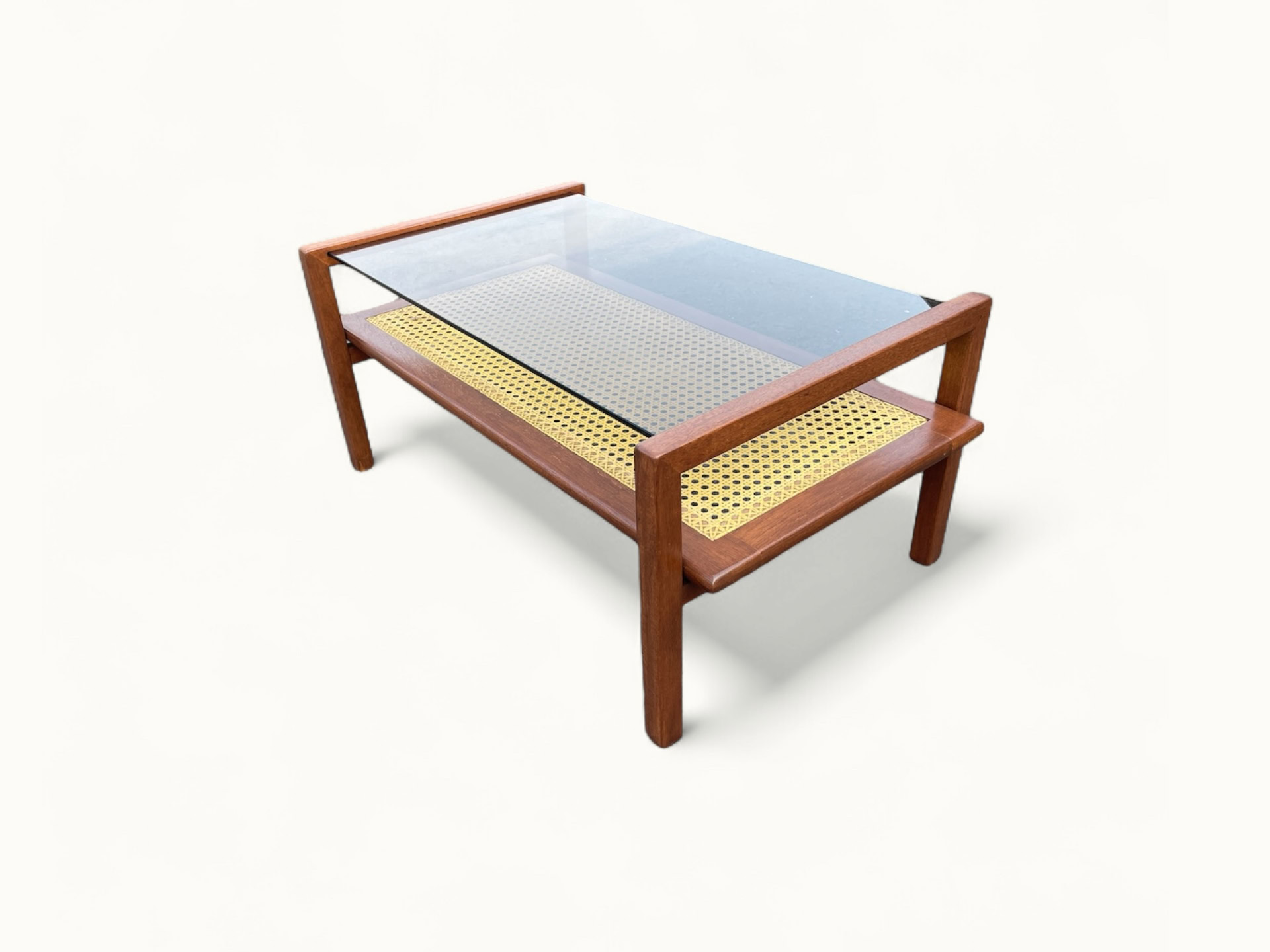 Table-Basse-SNA-Roset-Michel-Ducaroy-5 Table basse SNA Roset - Gamme cannage nylon - attribué à Michel Ducaroy - 1958