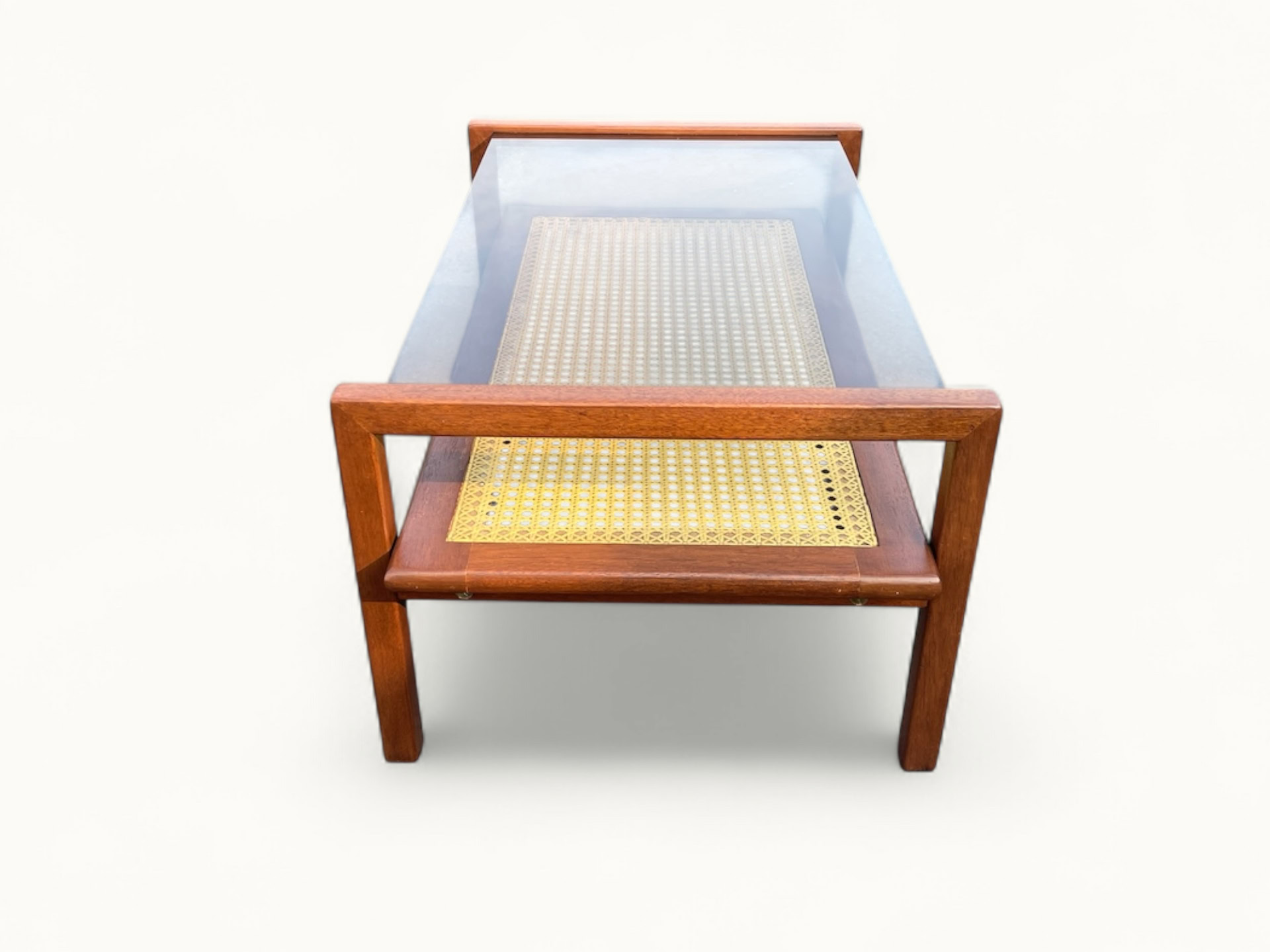 Table-Basse-SNA-Roset-Michel-Ducaroy-6 Table basse SNA Roset - Gamme cannage nylon - attribué à Michel Ducaroy - 1958